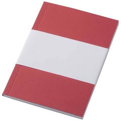 Novella Austen A6 Softcover Notizbuch aus Recyclingmaterial – 50 Blatt, rot bedrucken, Art.-Nr. 21026321 Novella Austen A6 Softcover Notizbuch aus Recyclingmaterial – 50 Blatt, rot bedrucken, Art.-Nr. 21026321
