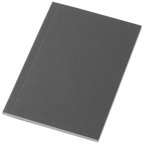 Novella Austen A6 Softcover Notizbuch aus Recyclingmaterial – 50 Blatt, kohle bedrucken, Art.-Nr. 21026390