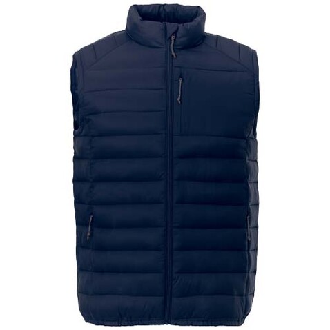 Pallas recycelter wattierter Bodywarmer für Herren, navy bedrucken, Art.-Nr. 39437550