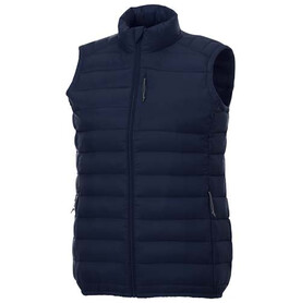Pallas recycelter wattierter Bodywarmer für Damen, navy bedrucken, Art.-Nr. 39438550