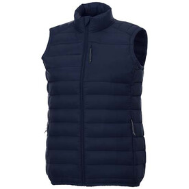 Pallas recycelter wattierter Bodywarmer für Damen, navy bedrucken, Art.-Nr. 39438550