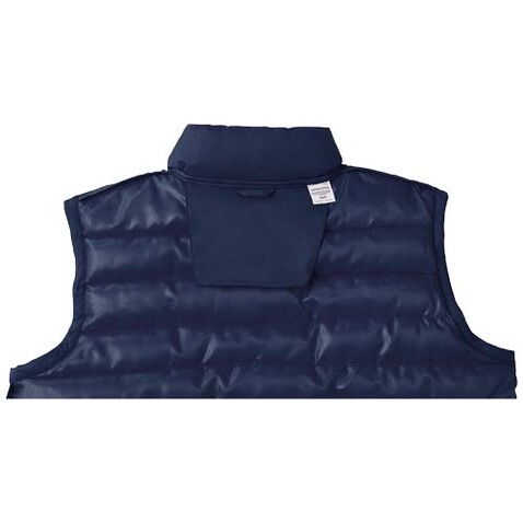 Pallas recycelter wattierter Bodywarmer für Damen, navy bedrucken, Art.-Nr. 39438550