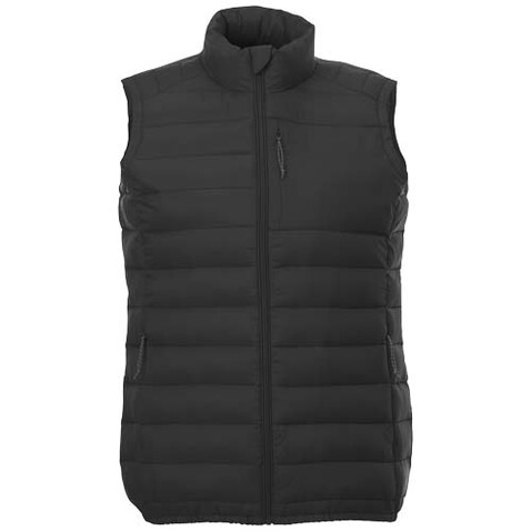 Pallas recycelter wattierter Bodywarmer für Damen, schwarz bedrucken, Art.-Nr. 39438901