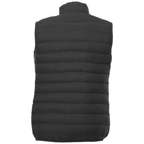 Pallas recycelter wattierter Bodywarmer für Damen, schwarz bedrucken, Art.-Nr. 39438901