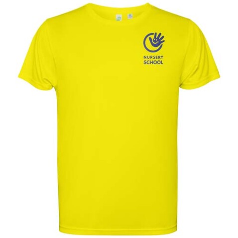 Estoril T-Shirt für Kinder, Fluor Yellow bedrucken, Art.-Nr. K04301CD