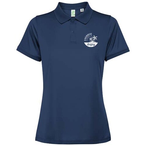 Tormo Poloshirt für Damen, Navy Blue bedrucken, Art.-Nr. R04011R1