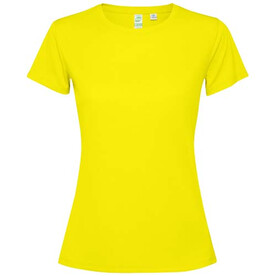 Estoril T-Shirt für Damen, Fluor Yellow bedrucken, Art.-Nr. R04311C1