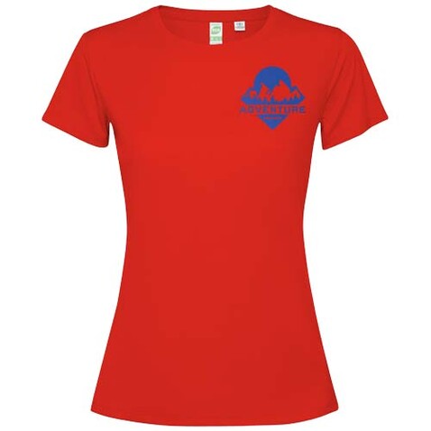 Estoril T-Shirt für Damen, rot bedrucken, Art.-Nr. R04314I4 Estoril T-Shirt für Damen, rot bedrucken, Art.-Nr. R04314I4