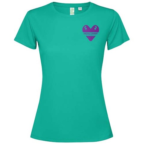 Estoril T-Shirt für Damen, jade bedrucken, Art.-Nr. R0431D53 Estoril T-Shirt für Damen, jade bedrucken, Art.-Nr. R0431D53