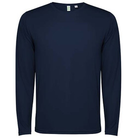 Estoril Langarm-Shirt Unisex, Navy Blue bedrucken, Art.-Nr. R04321R0