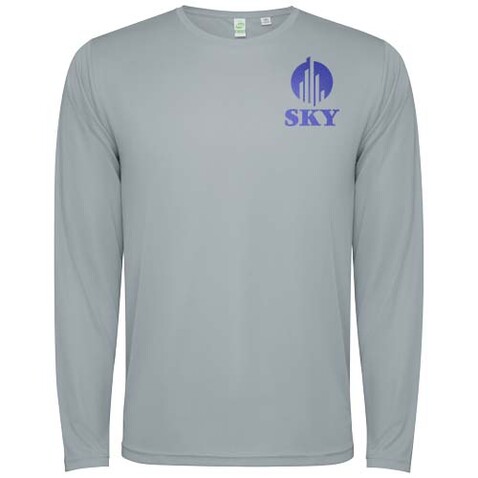 Estoril Langarm-Shirt Unisex, grau bedrucken, Art.-Nr. R0432C46 Estoril Langarm-Shirt Unisex, grau bedrucken, Art.-Nr. R0432C46
