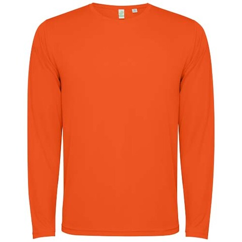 Estoril Langarm-Shirt Unisex, Fire orange bedrucken, Art.-Nr. R0432D82 Estoril Langarm-Shirt Unisex, Fire orange bedrucken, Art.-Nr. R0432D82