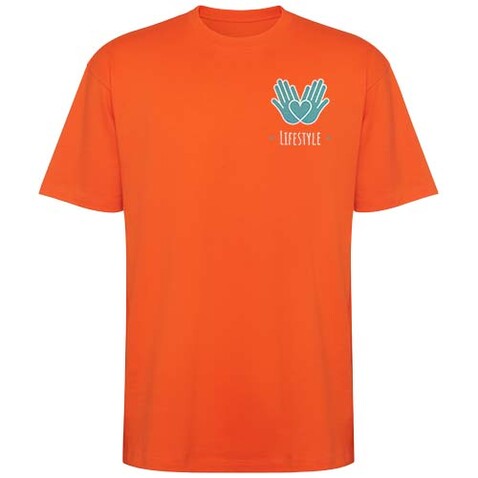 Bull Overzise T-Shirt Unisex, Fire orange bedrucken, Art.-Nr. R6560D84 Bull Overzise T-Shirt Unisex, Fire orange bedrucken, Art.-Nr. R6560D84