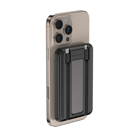 Urban Vitamin Redwood 5-in-1 5.000mAh 20W PD magn. Powerbank schwarz bedrucken, Art.-Nr. P322.7101