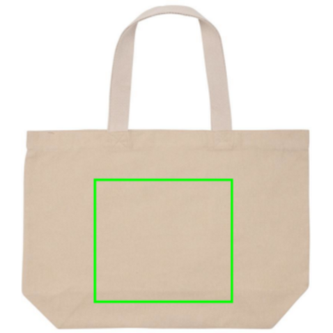 Impact Aware™ 240g/m² große Tasche aus rCanvas, ungefärbt braun bedrucken, Art.-Nr. P762.959