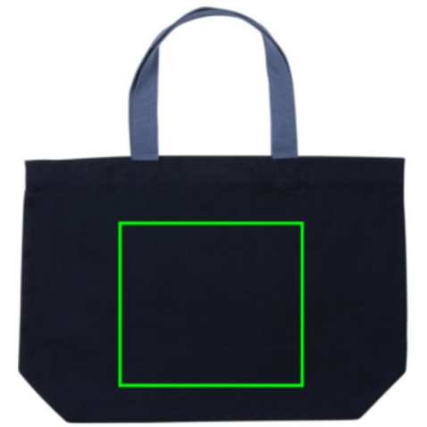 Impact Aware™ 240g/m² große Tasche aus rCanvas, ungefärbt navy blau bedrucken, Art.-Nr. P762.955