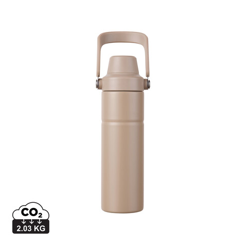 VINGA Baltimore Trek RCS recycelte SS Flasche 600ml greige bedrucken, Art.-Nr. V4300609