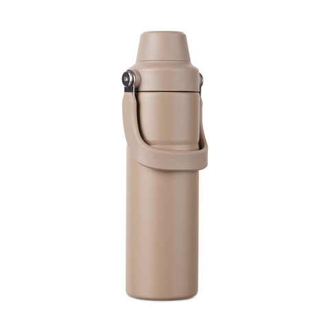 VINGA Baltimore Trek RCS recycelte SS Flasche 600ml greige bedrucken, Art.-Nr. V4300609