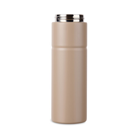 VINGA Baltimore Trek RCS recycelte SS Flasche 600ml greige bedrucken, Art.-Nr. V4300609