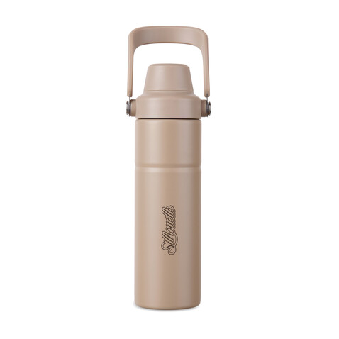 VINGA Baltimore Trek RCS recycelte SS Flasche 600ml greige bedrucken, Art.-Nr. V4300609
