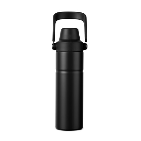 VINGA Baltimore Trek RCS recycelte SS Flasche 600ml schwarz bedrucken, Art.-Nr. V4300601