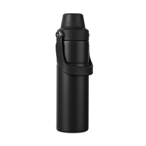 VINGA Baltimore Trek RCS recycelte SS Flasche 600ml schwarz bedrucken, Art.-Nr. V4300601