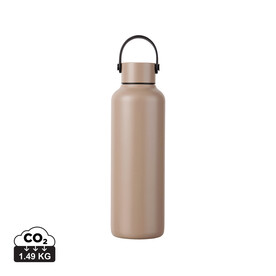 VINGA Baltimore RCS recyc. Edelstahlflasche 600ml greige bedrucken, Art.-Nr. V4300509