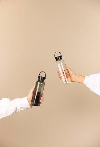 VINGA Baltimore RCS rPET-Flasche 550ml transparent bedrucken, Art.-Nr. V4330600 VINGA Baltimore RCS rPET-Flasche 550ml transparent bedrucken, Art.-Nr. V4330600