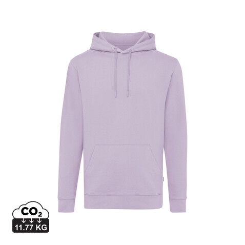 IQONIQ Jasper Hoodie aus recycelter Baumwolle lavender bedrucken, Art.-Nr. T9400.011.XL