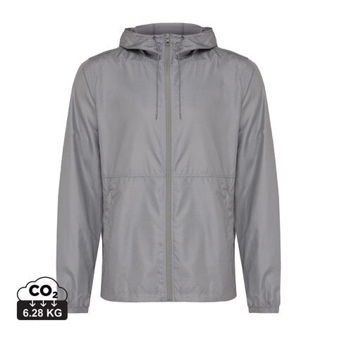 IQONIQ Logan Lightweight Jacke aus recyceltem Polyester Silbergrau bedrucken, Art.-Nr. T9701.035.S
