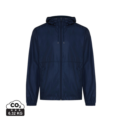 IQONIQ Logan Lightweight Jacke aus recyceltem Polyester navy blau bedrucken, Art.-Nr. T9701.002.M