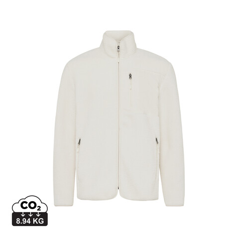 IQONIQ Diran Fleecejacke aus recyceltem Polyesterflor neutral bedrucken, Art.-Nr. T9800.026.XXS