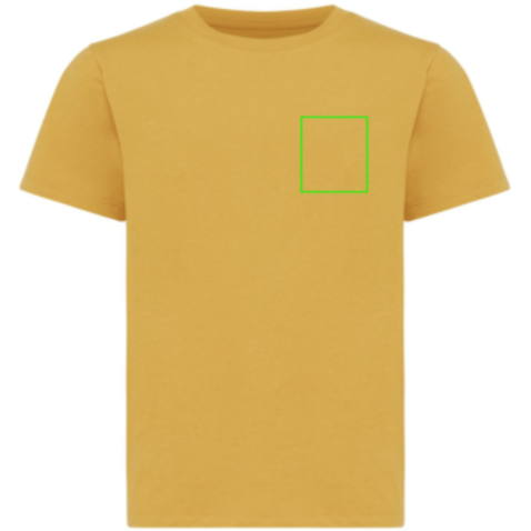 IQONIQ Koli Kids T-Shirt aus recycelter Baumwolle ochre yellow bedrucken, Art.-Nr. T6100.021.78 IQONIQ Koli Kids T-Shirt aus recycelter Baumwolle ochre yellow bedrucken, Art.-Nr. T6100.021.78