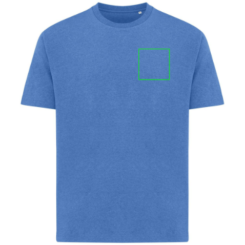 IQONIQ Teide T-Shirt aus recycelter Baumwolle heather blue bedrucken, Art.-Nr. T9105.024.XXL IQONIQ Teide T-Shirt aus recycelter Baumwolle heather blue bedrucken, Art.-Nr. T9105.024.XXL