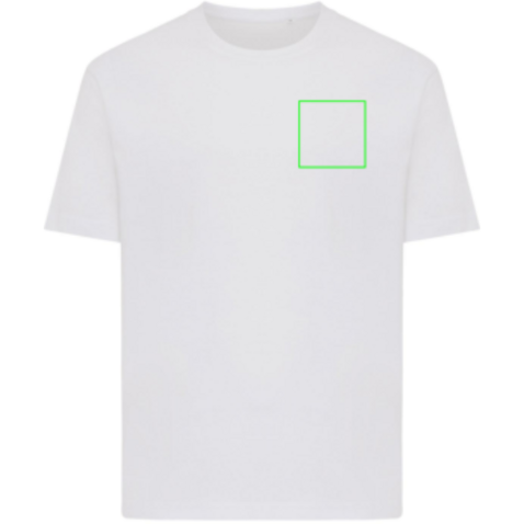IQONIQ Teide T-Shirt aus recycelter Baumwolle recycled white bedrucken, Art.-Nr. T9105.004.XL