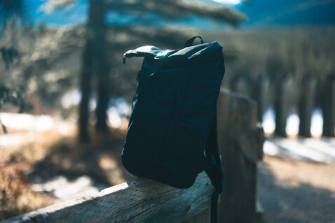 Swiss Peak Aware™ RPET Leonard 15,6&quot;-Laptop-Rucksack schwarz bedrucken, Art.-Nr. P763.4601