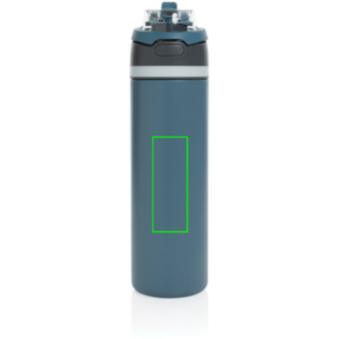 Omni Sip verschließbare Flasche aus RCS-reSteel, 720ml blau bedrucken, Art.-Nr. P437.0805