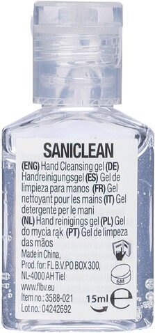 Handreinigungsgel Saniclean – Neutral bedrucken, Art.-Nr. 021999999_3588