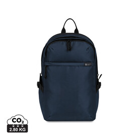 Renew AWARE™ rPET 15&amp;#039;&amp;#039; Laptop-Rucksack navy blau bedrucken, Art.-Nr. 100806-410