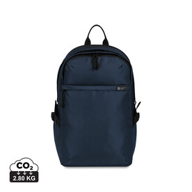 Renew AWARE™ rPET 15'' Laptop-Rucksack navy blau bedrucken, Art.-Nr. 100806-410 Renew AWARE™ rPET 15'' Laptop-Rucksack navy blau bedrucken, Art.-Nr. 100806-410
