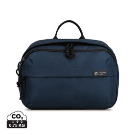 Renew AWARE™ rPET Kosmetiktasche navy blau bedrucken, Art.-Nr. 101037-410
