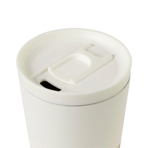 Aviana™ Rowan RCS recycelter Thermobecher 500ml weiß bedrucken, Art.-Nr. 101950-119
