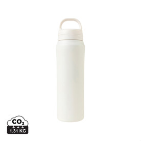 Aviana™ Rowan RCS recycelte Wasserflasche 470ml weiß bedrucken, Art.-Nr. 101952-119
