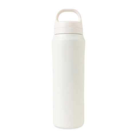 Aviana™ Rowan RCS recycelte Wasserflasche 470ml weiß bedrucken, Art.-Nr. 101952-119