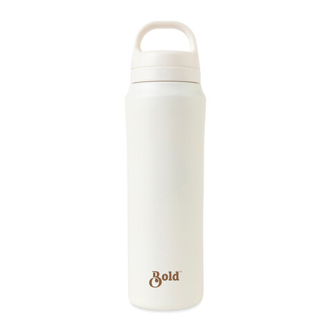 Aviana™ Rowan RCS recycelte Wasserflasche 470ml weiß bedrucken, Art.-Nr. 101952-119