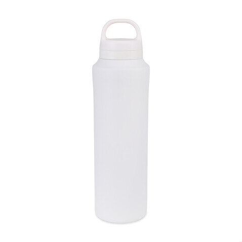 Aviana™ Rowan RCS recycelte Wasserflasche 740ml weiß bedrucken, Art.-Nr. 102227-119