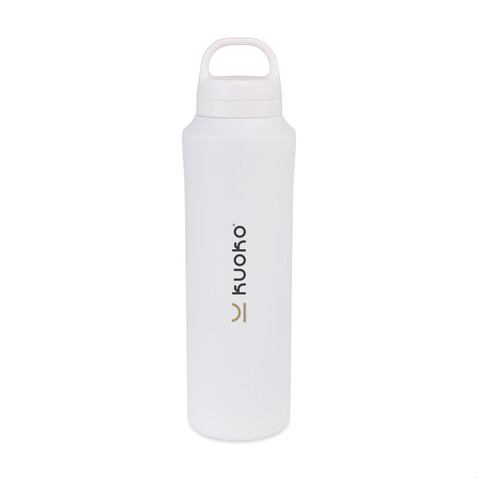 Aviana™ Rowan RCS recycelte Wasserflasche 740ml weiß bedrucken, Art.-Nr. 102227-119