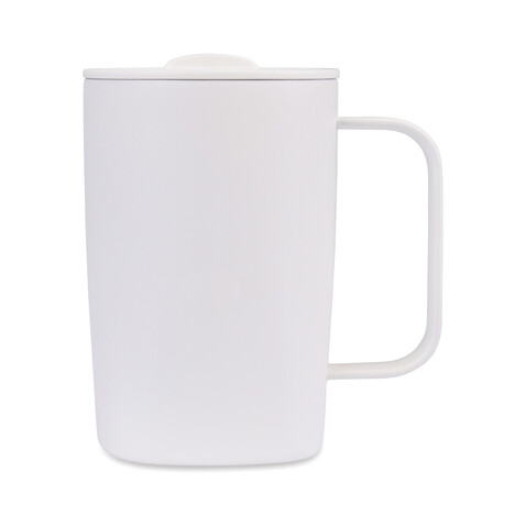 Aviana™ Rowan RCS recycelter Becher 450ml weiß bedrucken, Art.-Nr. 102229-119