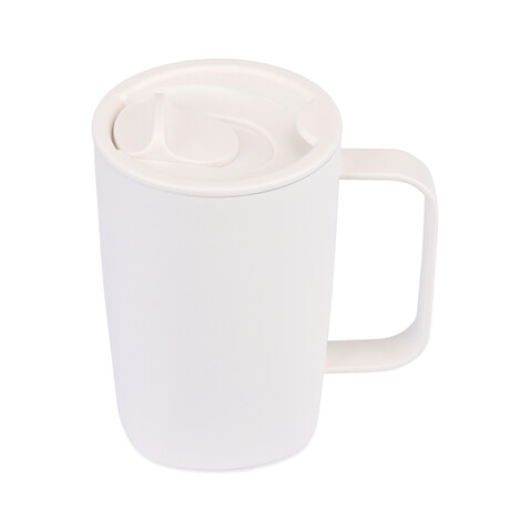 Aviana™ Rowan RCS recycelter Becher 450ml weiß bedrucken, Art.-Nr. 102229-119