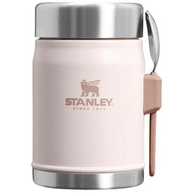 Stanley 400ml Legendary Food Jar Lunchpot mit Göffel, hellrosa bedrucken, Art.-Nr. 10088141